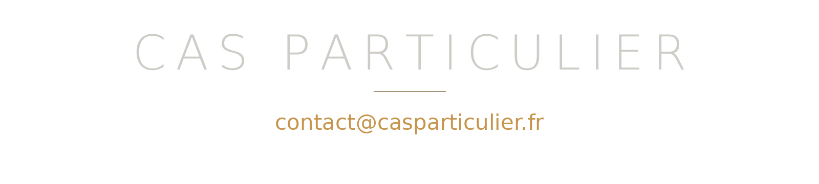Coordonnées de Cas Particulier